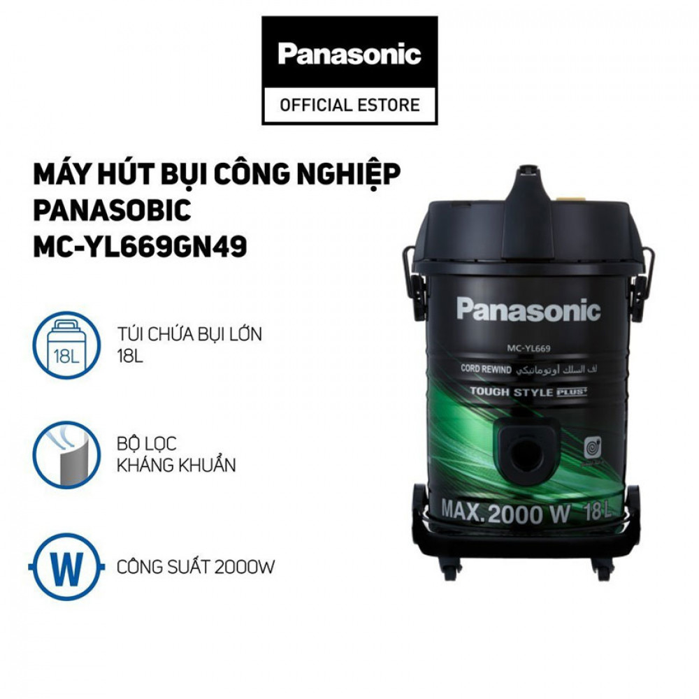 MÁY HÚT BỤI PANASONIC MC-YL669GN49