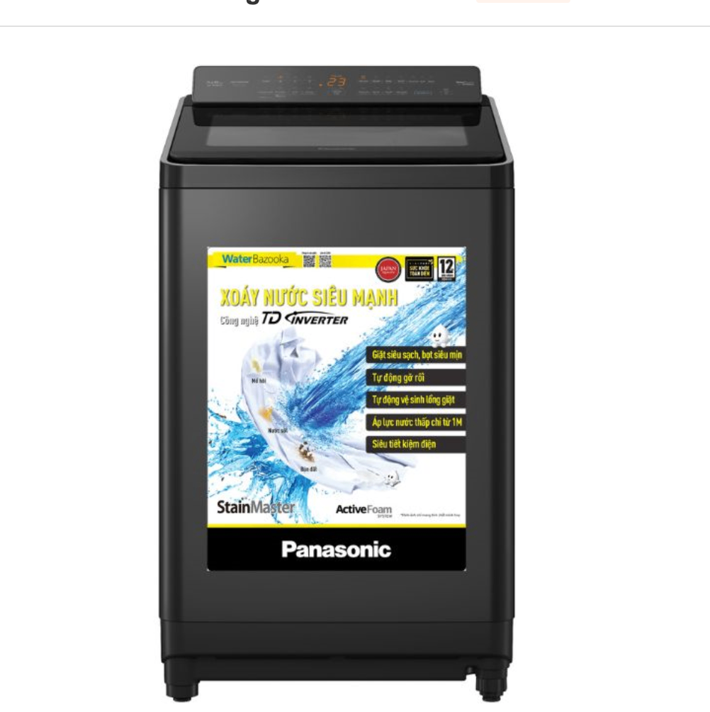 Máy giặt Panasonic Inverter 13.5 kg NA-FD135X3BV