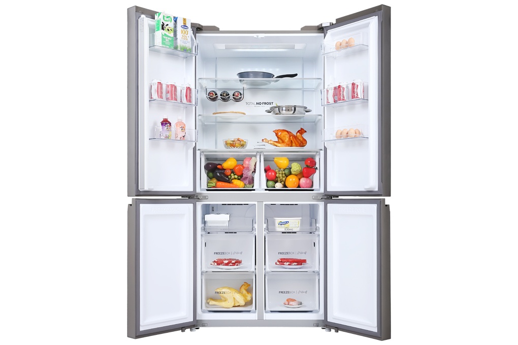 Tủ lạnh Aqua Inverter 469 lít Multi Door AQR-M536XA(WGB)
