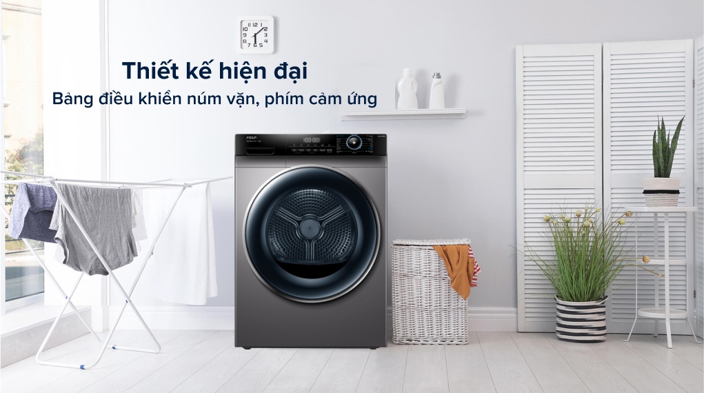 Máy sấy bơm nhiệt Aqua 10kg AQH-H1000J.PS