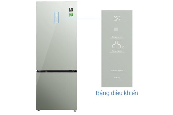 Tủ lạnh Aqua Inverter 292 lít AQR-B350MA(GM)