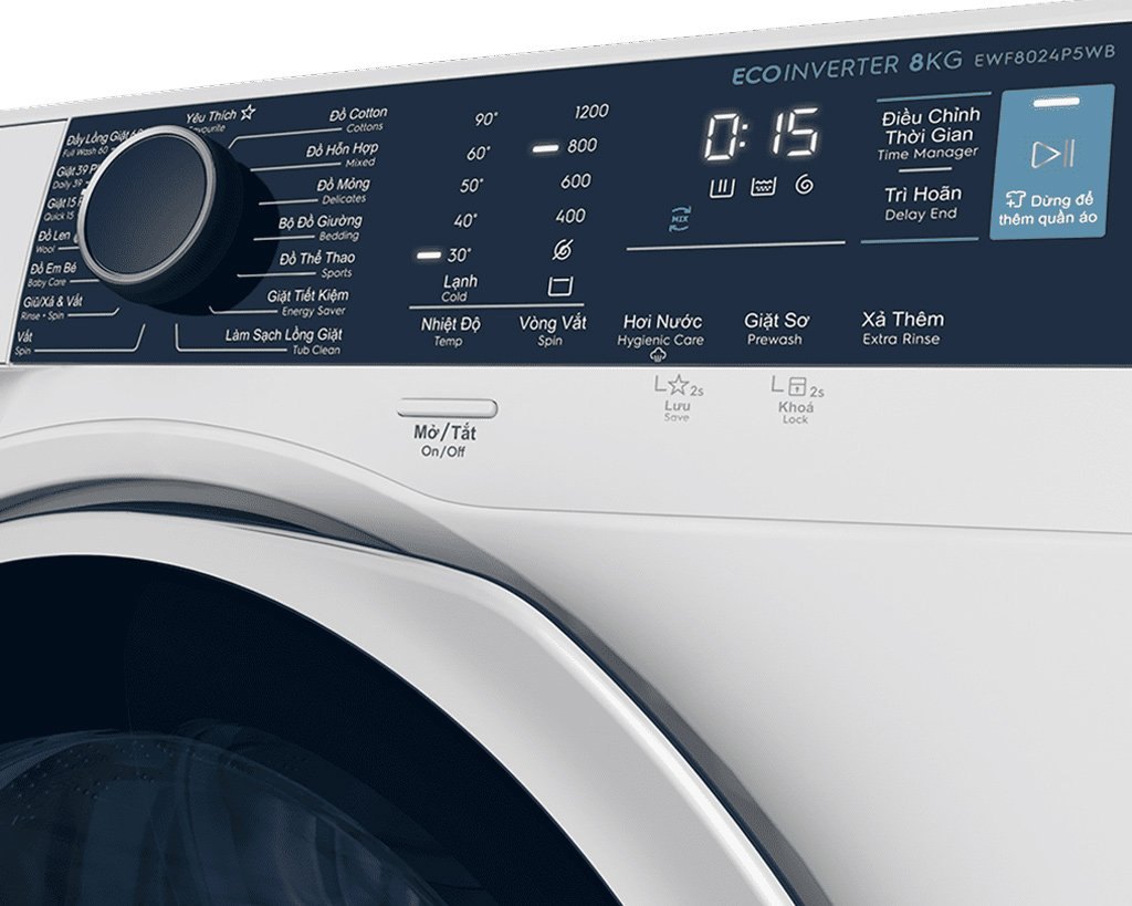 Máy giặt Electrolux UltimateCare 900 Inverter 11 kg EWF1141R9SB