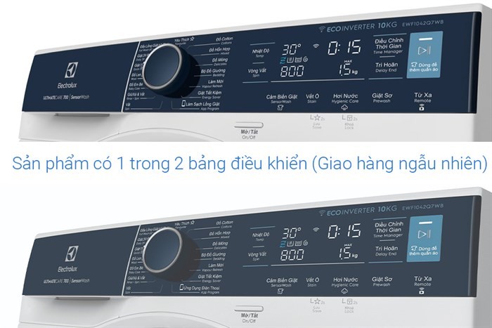 Máy giặt Electrolux Inverter 10Kg lồng ngang EWF1042Q7WB