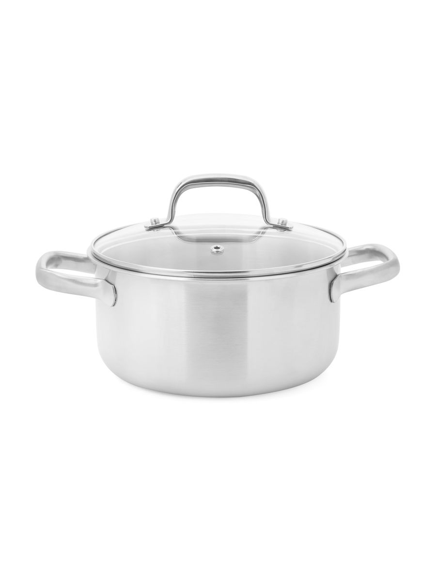 Nồi Uni – Clad 3 lớp,Kimscook,đáy từ, nắp kính 24cm