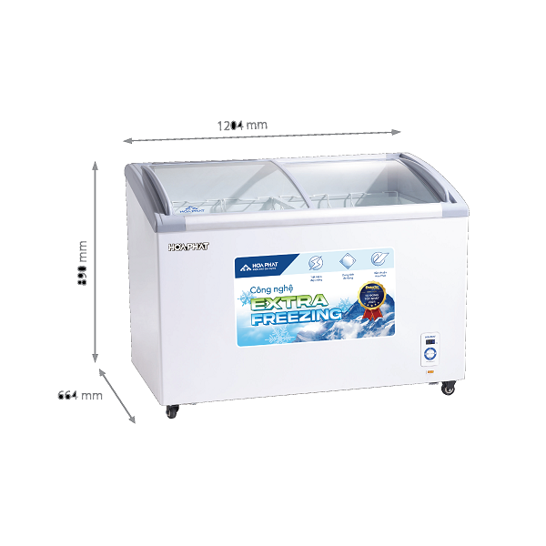 Tủ đông Hòa Phát 357 Lít HSF AD6357.C1 ( Funiki, 1 chế độ đông 2 cánh mở )