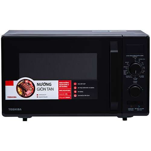 Lò vi sóng có nướng Toshiba MW2-AG24PC (BK)