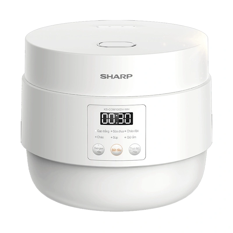 Nồi cơm điện điện tử Sharp KS-COM100DV-WH