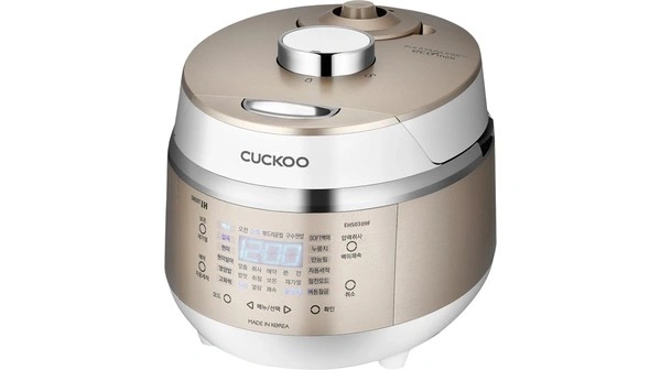 NC điện tử-áp suất cao tần Cuckoo 0.5L CRP-EHS0309F/WHGOVNCV vàng trắng