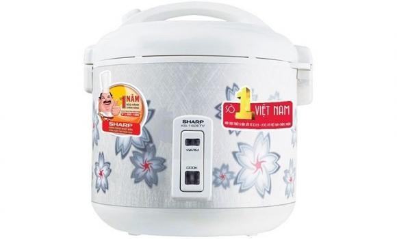 Nồi cơm điện Sharp nắp gài 1.8L KS-N182ETV 