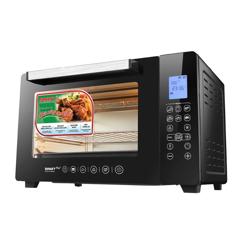 Lò nướng Sanaky VH5088S2D (đen)