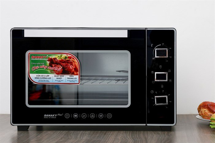 Lò nướng Sanaky VH5099S2D (đen)