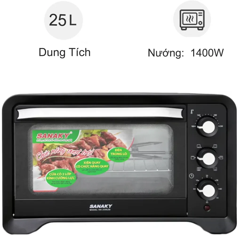Lò nướng Sanaky 50 lít VH-509S2D