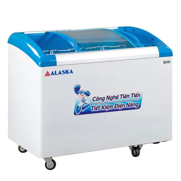 TỦ ĐÔNG KÍNH CONG ALASKA 355 LÍT KC203S