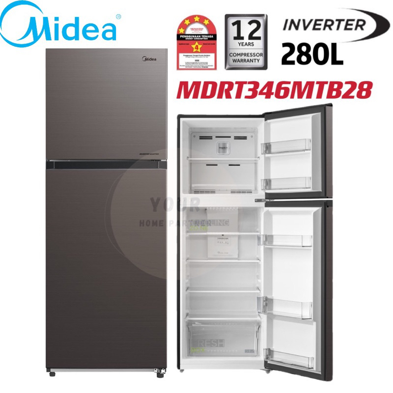 Tủ lạnh Midea 236 lít MDRT346MTB28VN
