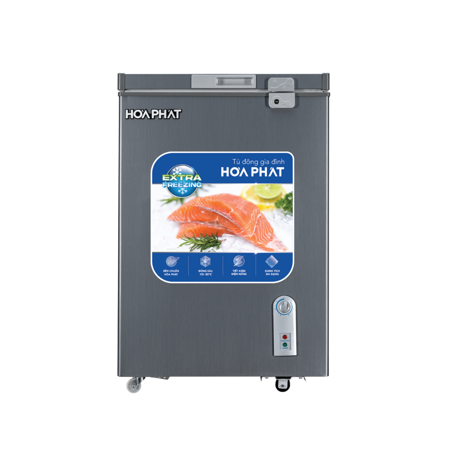 Tủ đông mini Hòa Phát 107 lít HPF AD6107G