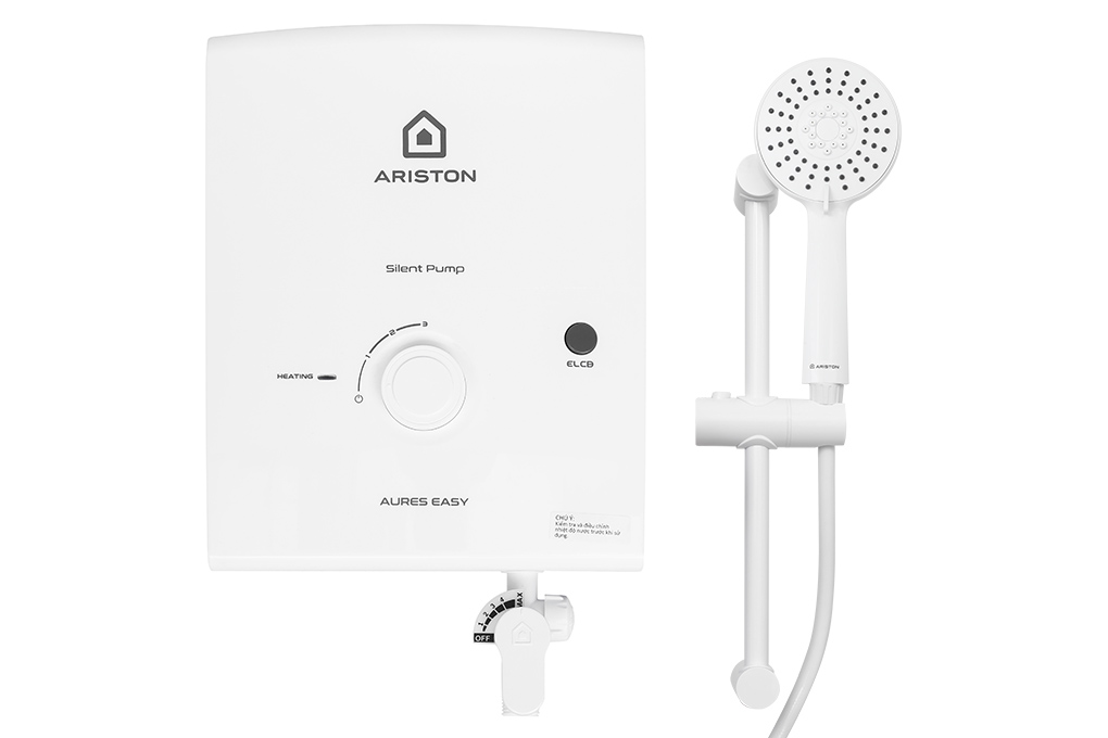 Bình Nước Nóng Trực Tiếp Ariston AURES EASY 4.5P 3S KÈM VÒI SEN