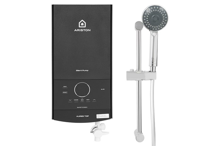 Máy nước nóng trực tiếp Ariston 4500W AURES TOP 4.5P KÈM VÒI SEN