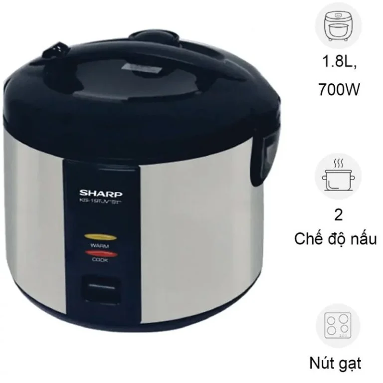 Nồi cơm điện Sharp KS-19TJV “ST” 1.8 lít