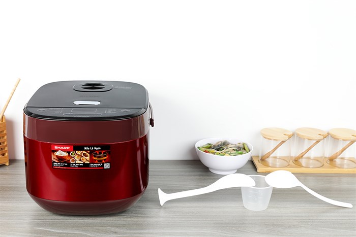 Nồi cơm điện tử Sharp 1.8 lít KS-COM194EV-RD