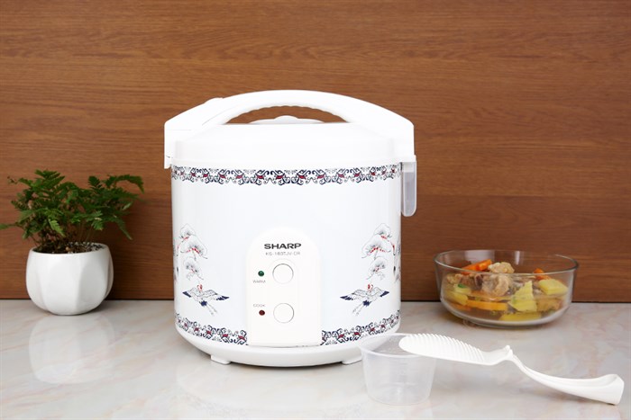 Nồi cơm nắp gài Sharp 1.8 lít KS-183TJV-CR