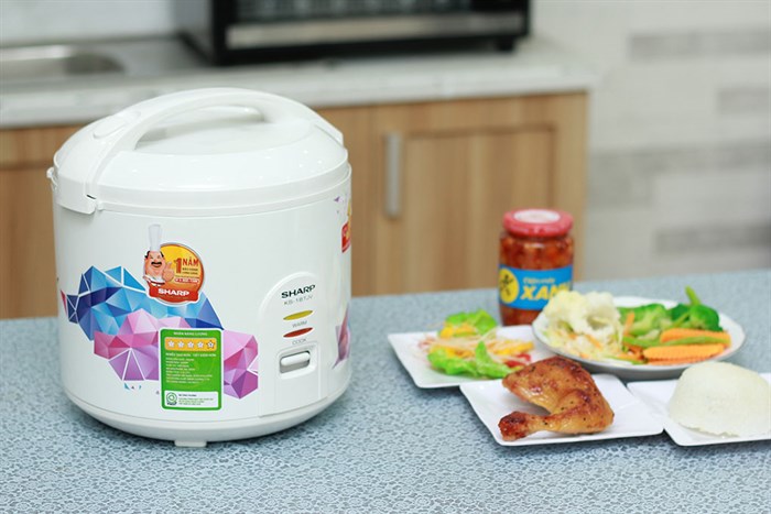 Nồi cơm nắp gài Sharp 1.8 lít KS-18TJV