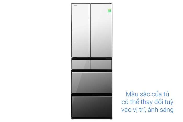 Tủ lạnh Hitachi 6 cửa Inverter 617 Lít Multi Door R-HW620RV X