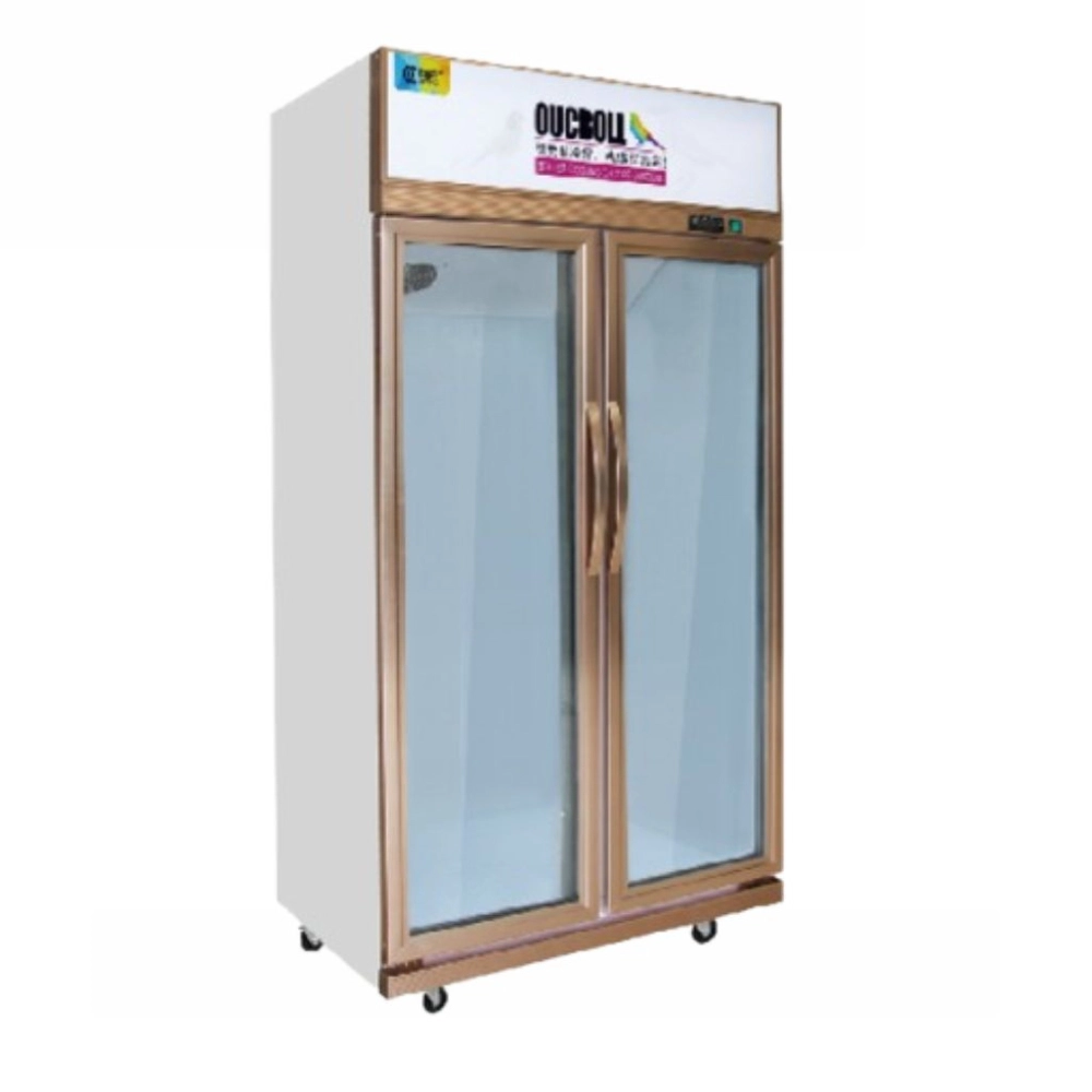 Tủ mát 2 cánh kính Oucboll 920 Lít LG-880C