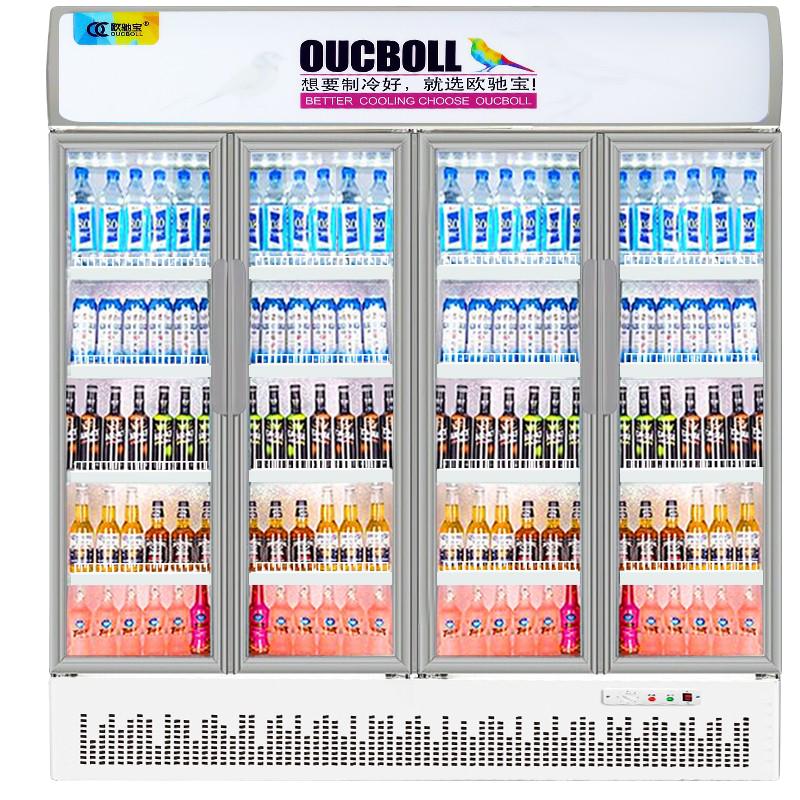 Tủ mát 4 cánh kính Oucboll 1580L LC-1580F