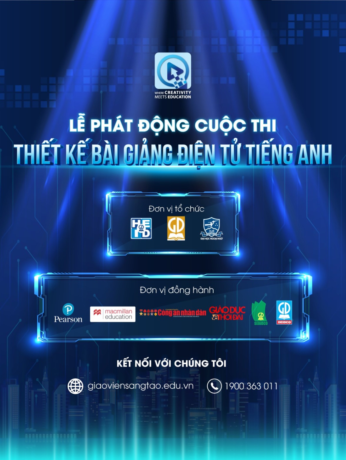 LỄ PHÁT ĐỘNG CUỘC THI THIẾT KẾ BÀI GIẢNG ĐIỆN TỬ TIẾNG ANH