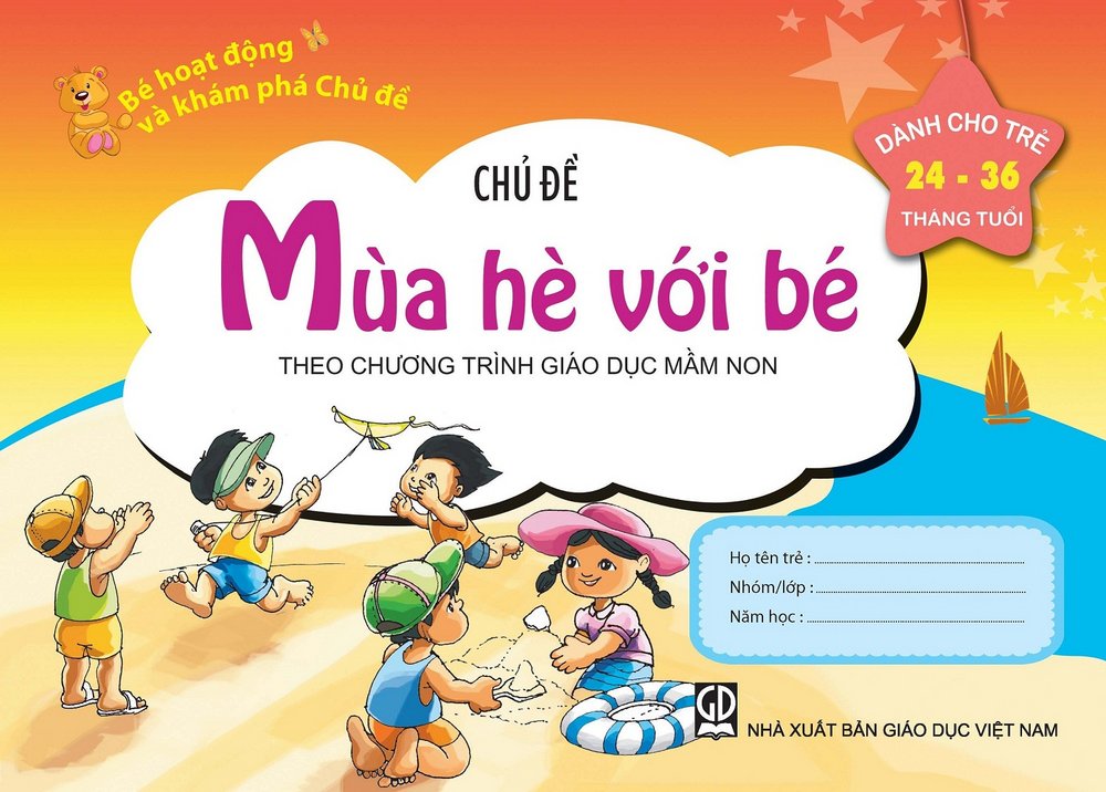 Bé HĐ và Khám Phá Chủ đề Mùa hè với bé (24-36 tháng)
