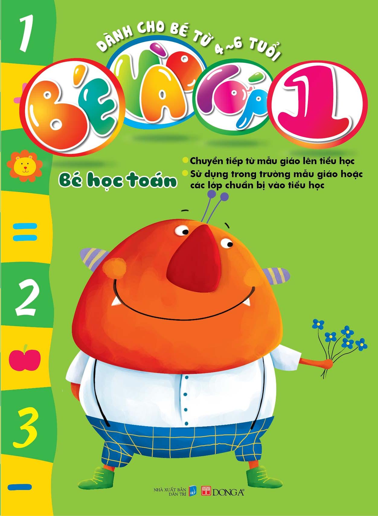 Bé vào lớp 1 - Bé học toán (xanh lá)