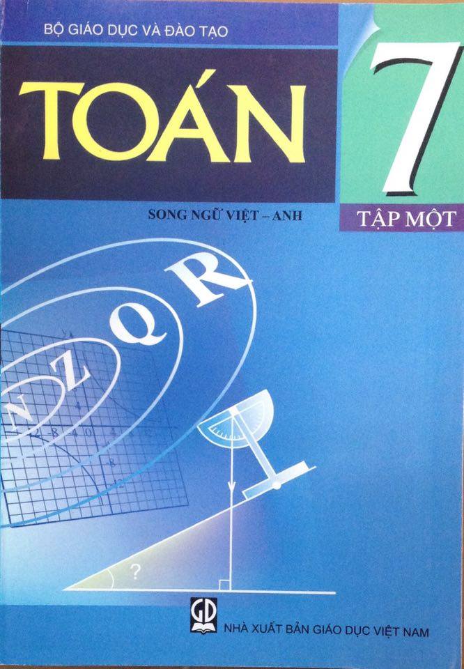 Song ngữ Toán lớp 7 tập 1