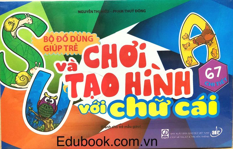 Bộ đồ dùng giúp trẻ chơi và tạo hình với chữ cái (ADC)