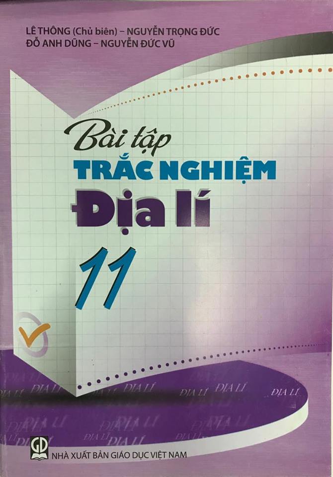 HEID - Bài tập trắc nghiệm Địa Lí lớp 11