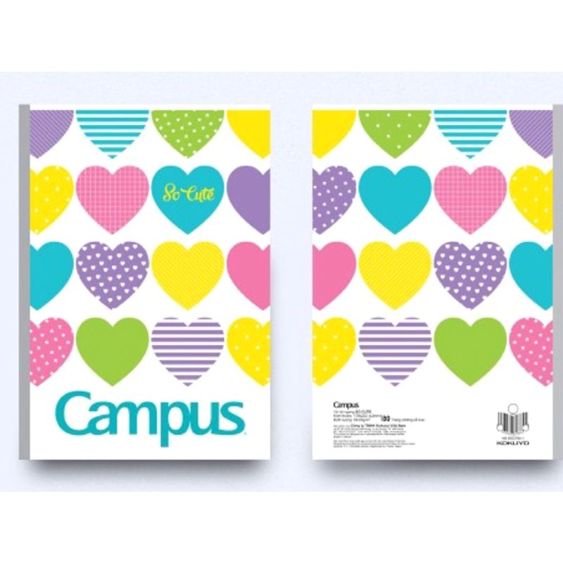Vở campus So Cute 80tr (có chấm) NB-BSCT80 (MN)