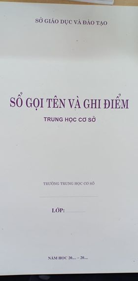 Sổ gọi tên và ghi điểm Trung học cơ sở