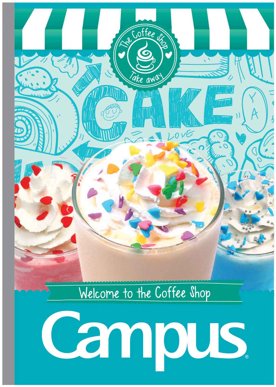 Vở Campus kẻ ngang có chấm Coffee Shop 120tr