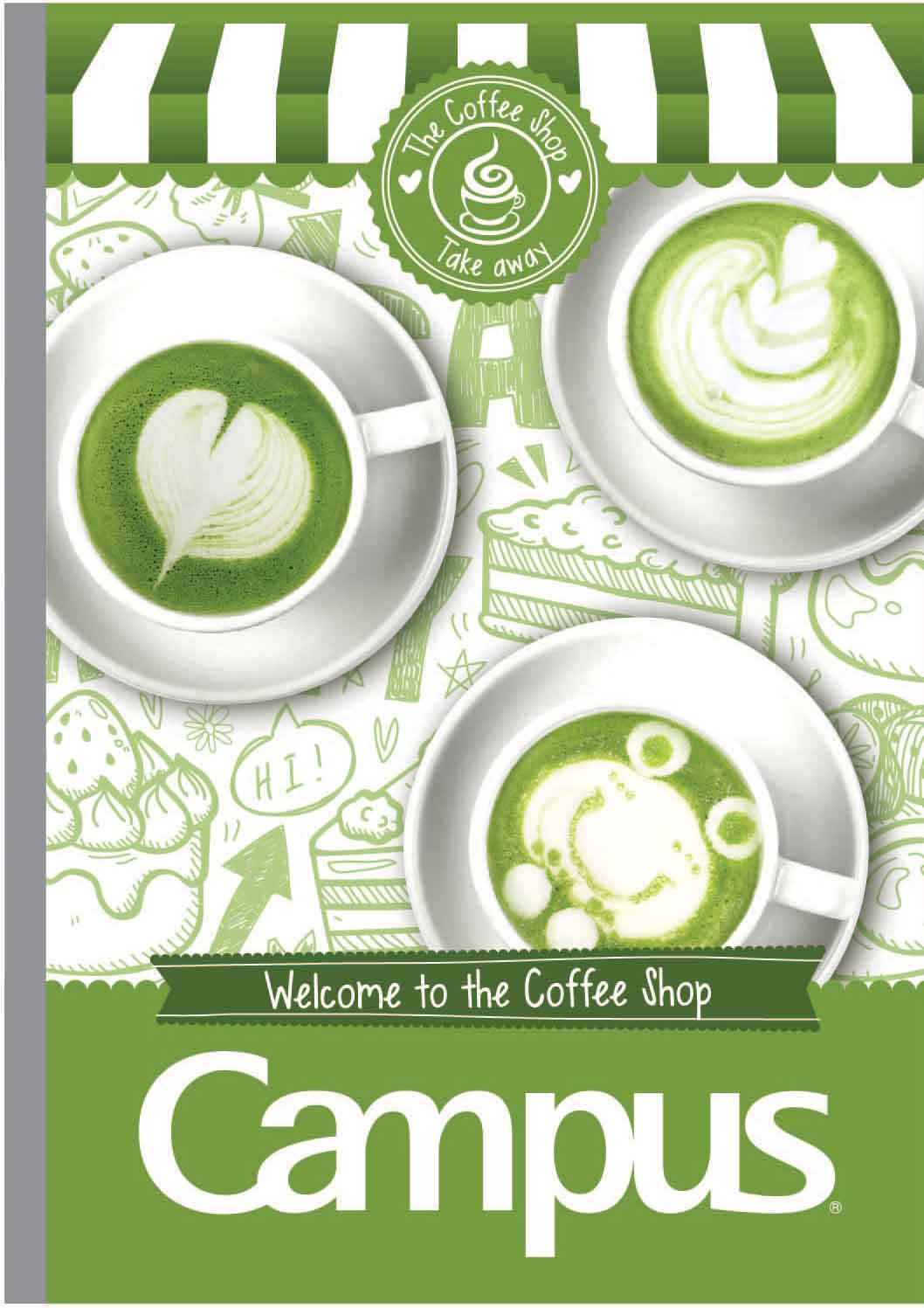 Vở Campus kẻ ngang có chấm 80tr COFFEE SHOP
