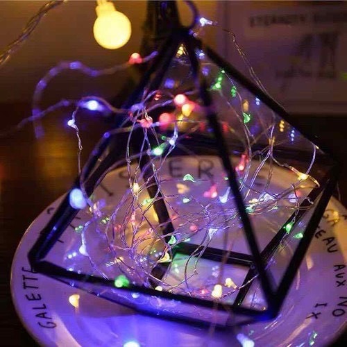 Dây đèn nháy đom đóm bảy màu