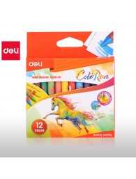 Bút sáp 12 màu Deli C20800