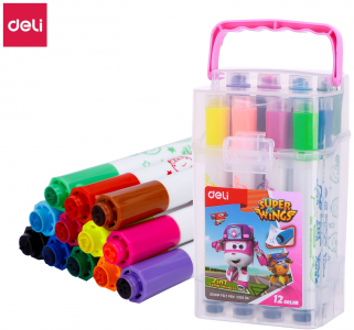 Bút lông màu nước 12 màu Deli C10904