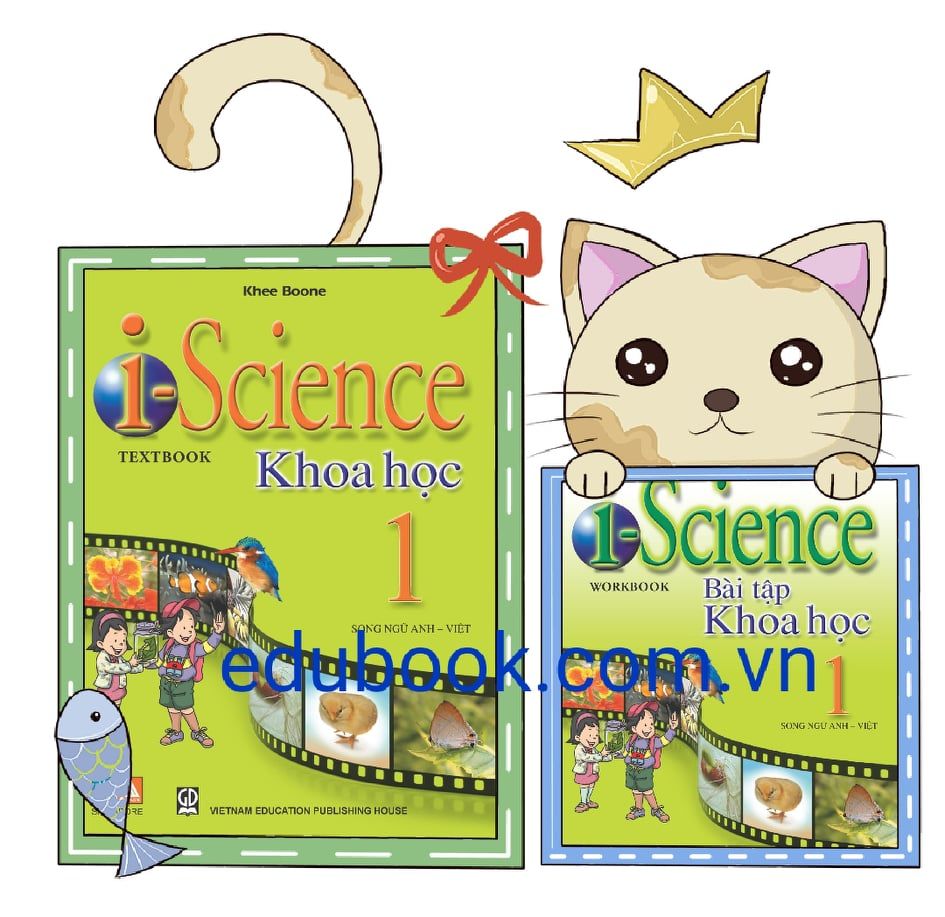 Bộ I Science Khoa Học Lớp 1 (2 cuốn) 2021 - HEID