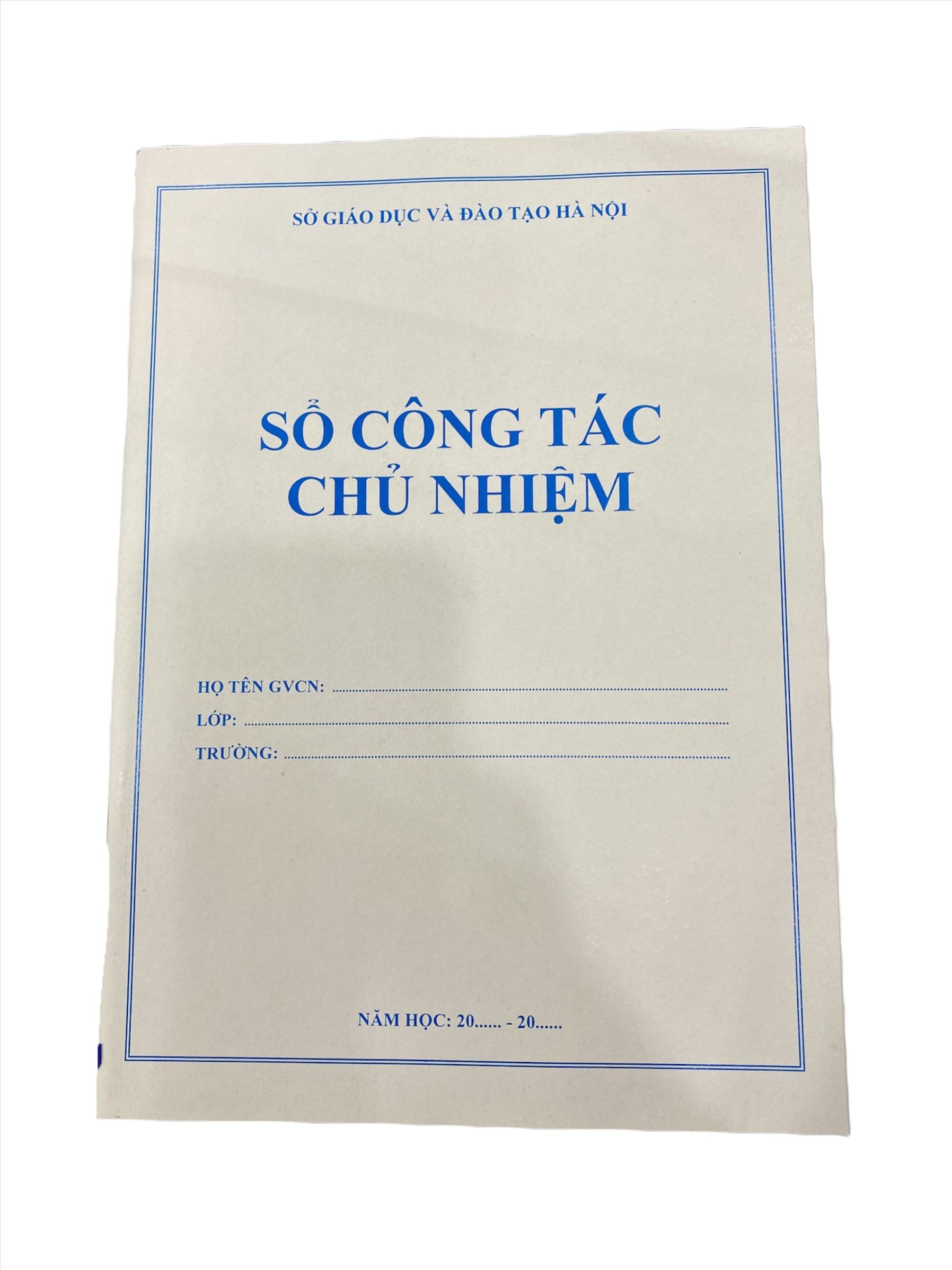 Sổ công tác Chủ nhiệm Hà nội cấp 2,3