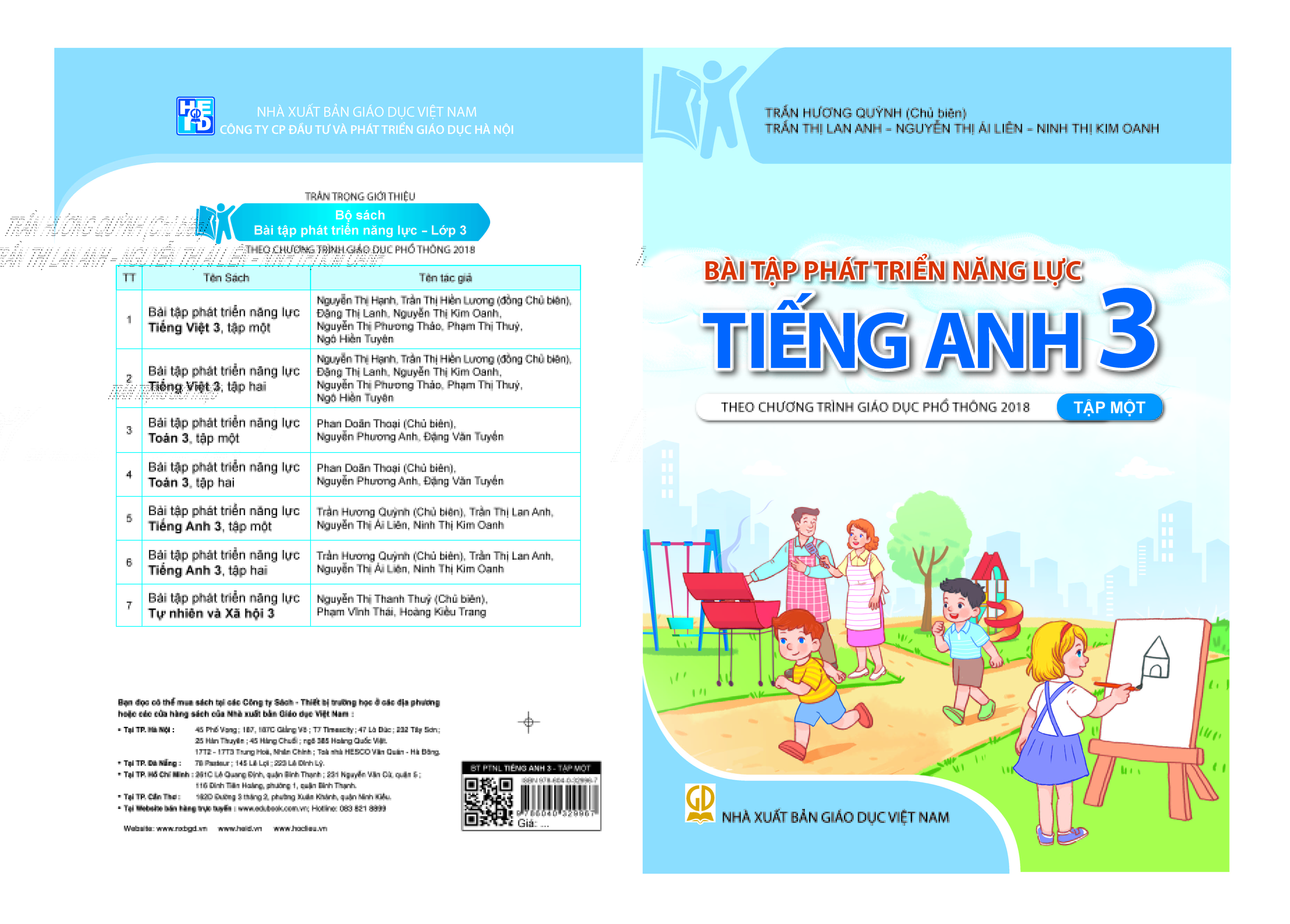 Bài tập phát triển năng lực Tiếng Anh lớp 3 tập 1 - HEID