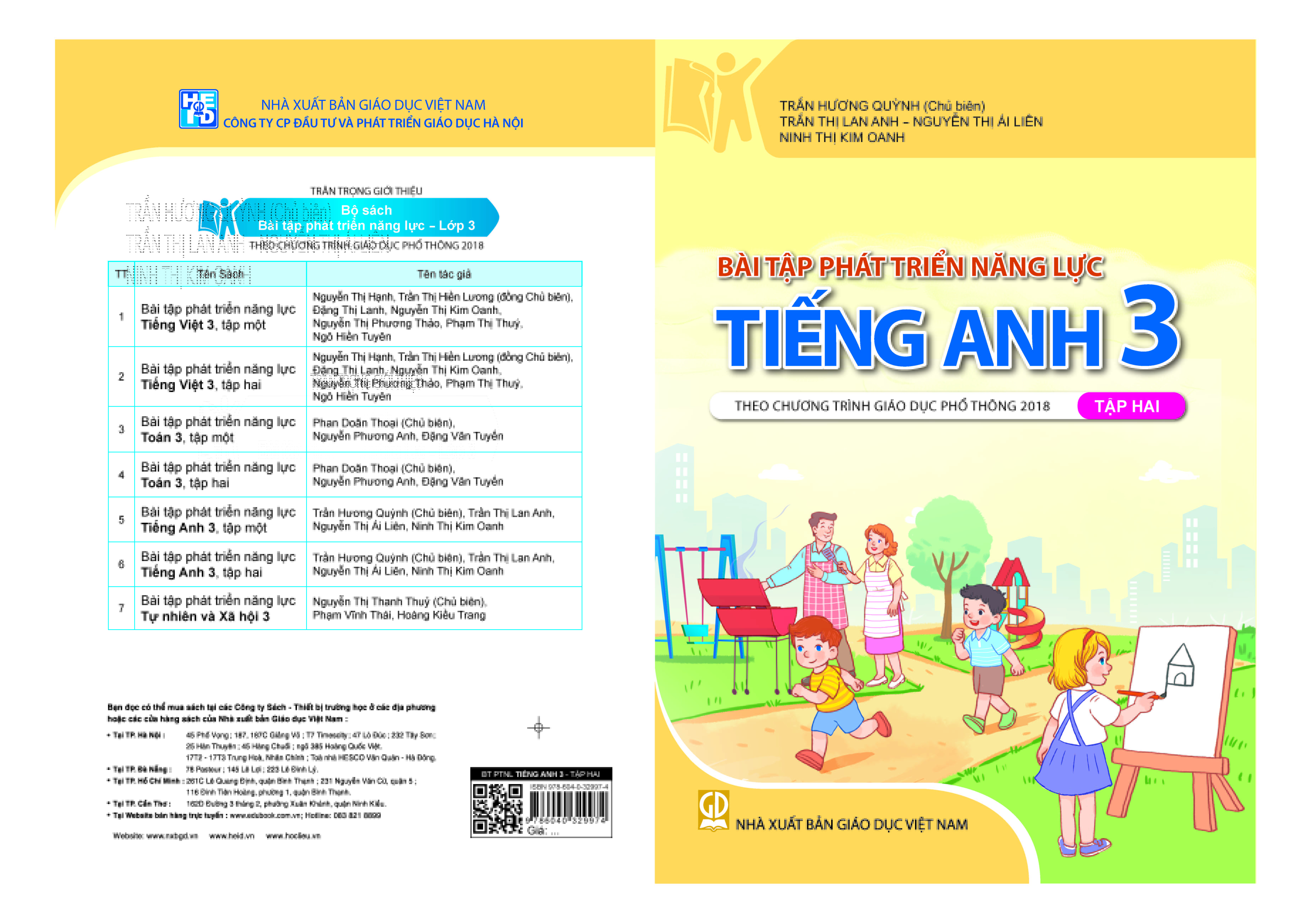 Bài tập phát triển năng lực Tiếng Anh lớp 3 tập 2 - HEID