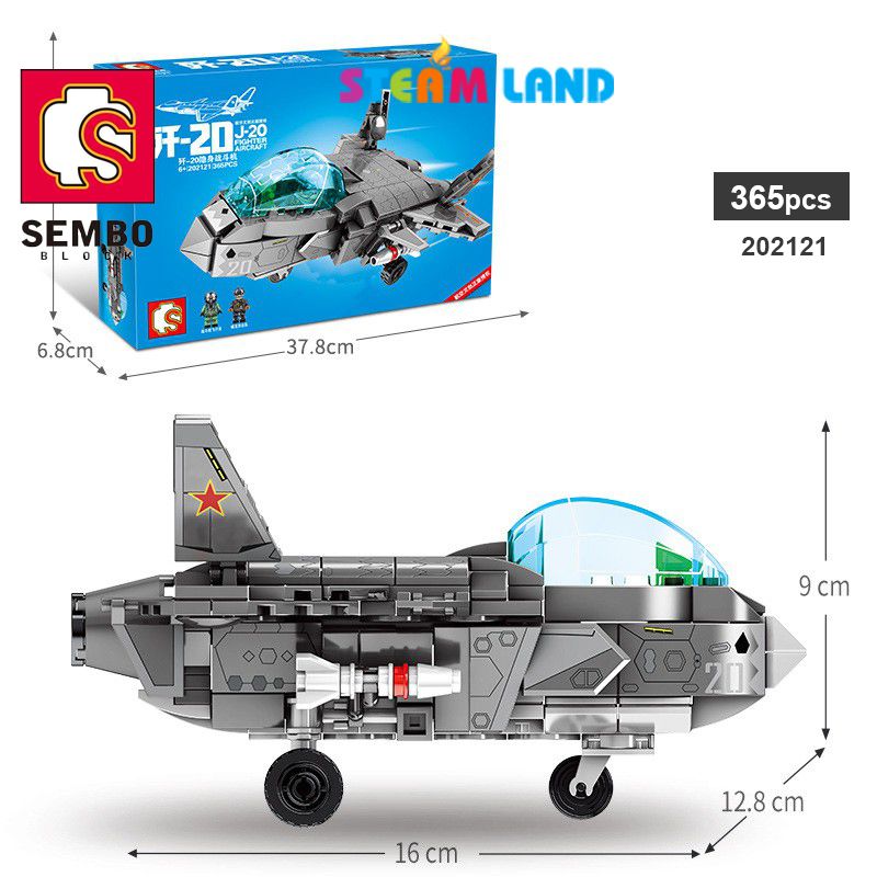 Máy bay chiến đấu tàng hình J-20 – SEMBO 202121