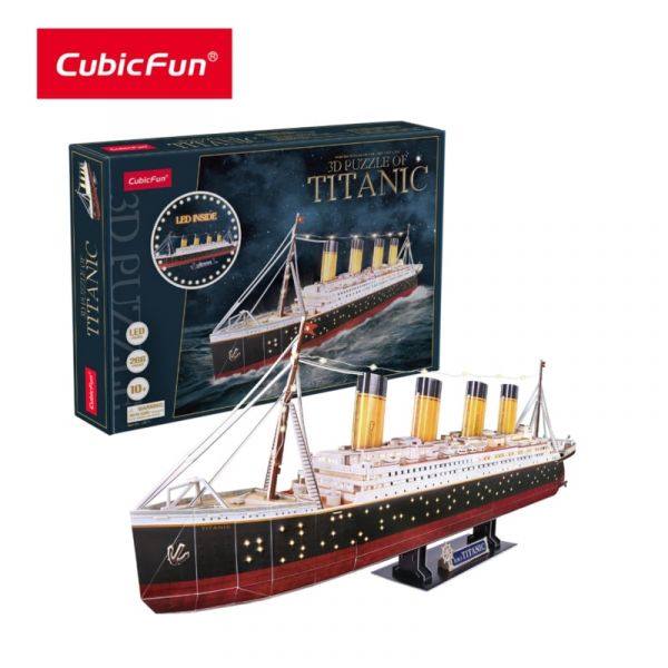 Xếp hình 3D có đèn LED: Tàu Titanic