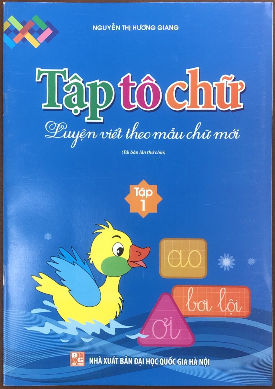 Tập tô chữ luyện viết theo mẫu chữ mới tập 1