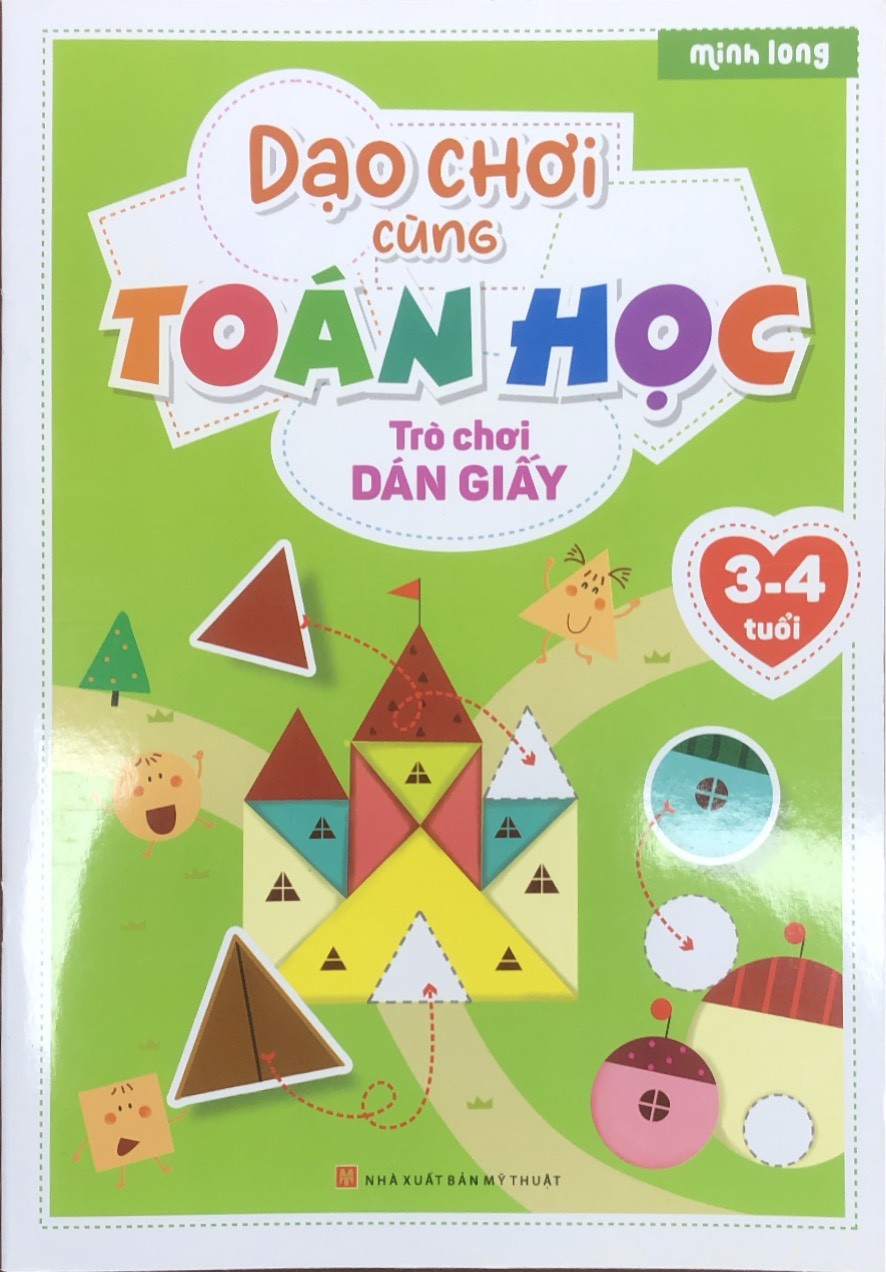 Dạo chơi cùng toán học trò chơi dán giấy (3-4 tuổi)