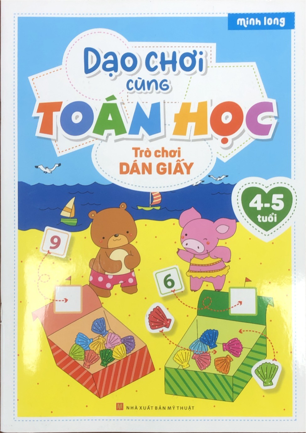 Dạo chơi cùng toán học trò chơi dán giấy (4-5 tuổi)